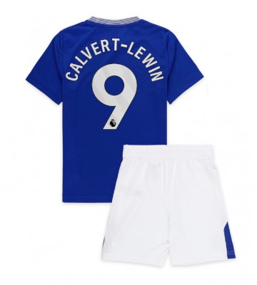 Everton Dominic Calvert-Lewin #9 Primera Equipación Niños 2024-25 Manga Corta (+ Pantalones cortos)